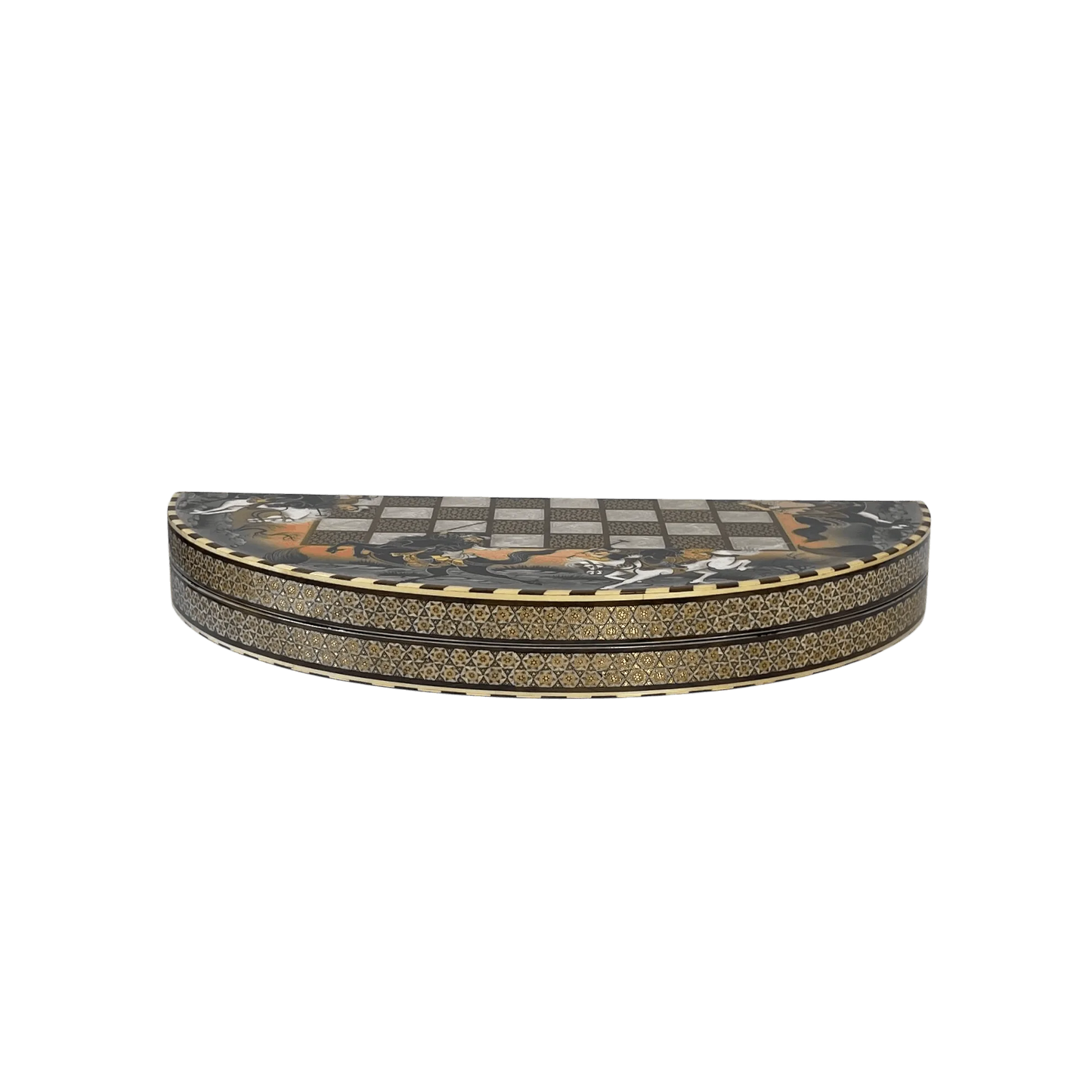 Khatam Round 60 Backgammon Board | Shahi Square Design