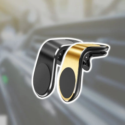 Universal 360 Degrees Rotation L-Shape Magnetic Car Phone Holder