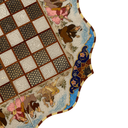 "Winds and Dance" Khatam Khorshi Backgammon 60