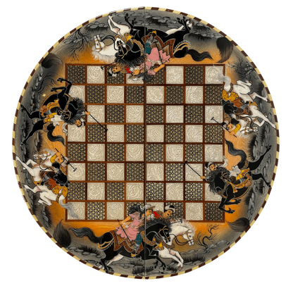 Khatam Round 60 Backgammon Board | Shahi Square Design