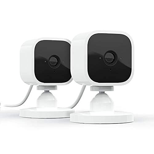 Blink Mini - Compact indoor plug-in smart security camera, 1080p HD video