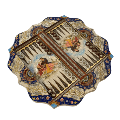 "Winds and Dance" Khatam Khorshi Backgammon 60