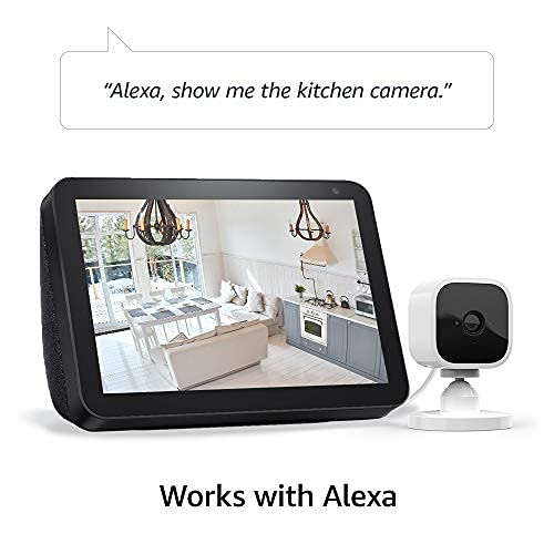 Blink Mini - Compact indoor plug-in smart security camera, 1080p HD video