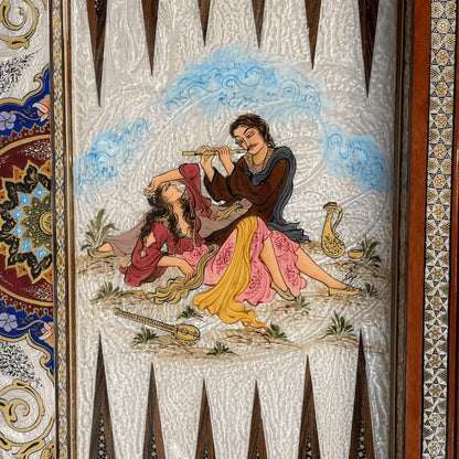 "Winds and Dance" Khatam Khorshi Backgammon 60