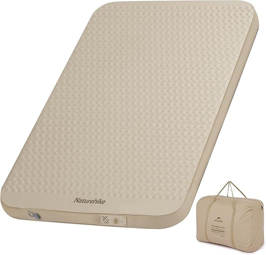 Self Inflating Double Camping Mattress with Pump