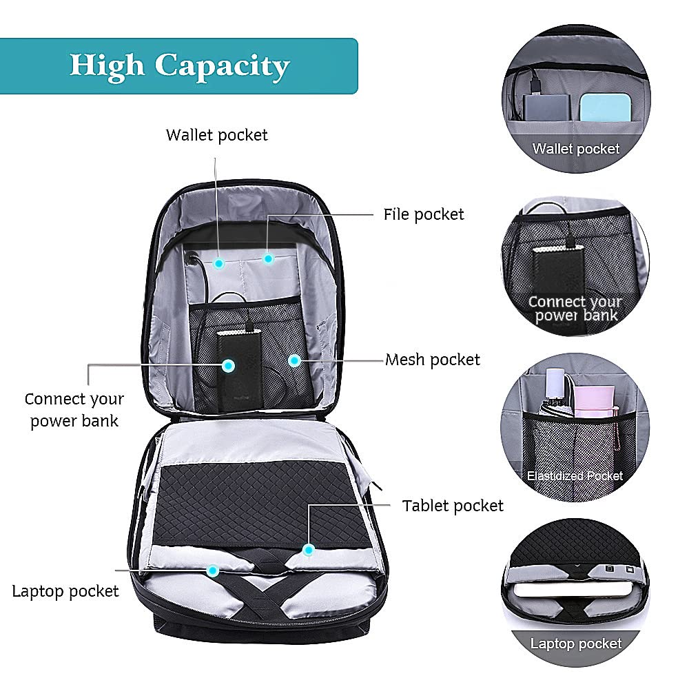 Tesinll Laptop Backpack with LED Display