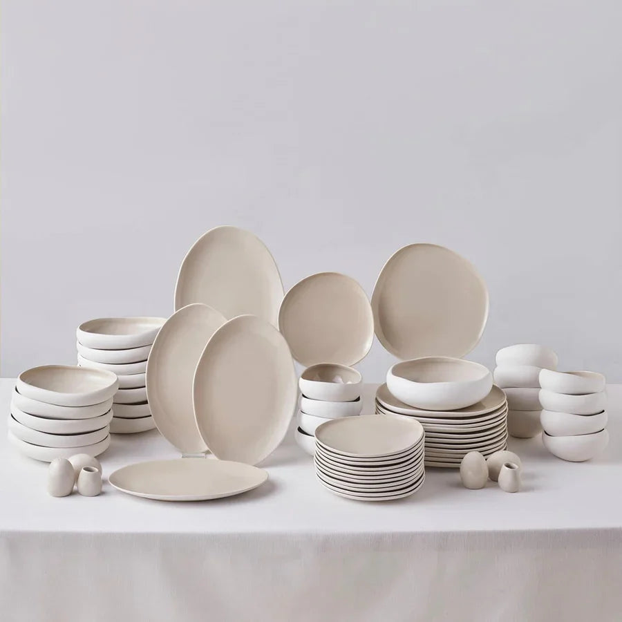 Aurora Luxe 12-Person Dinner Set, 59-Piece Ensemble