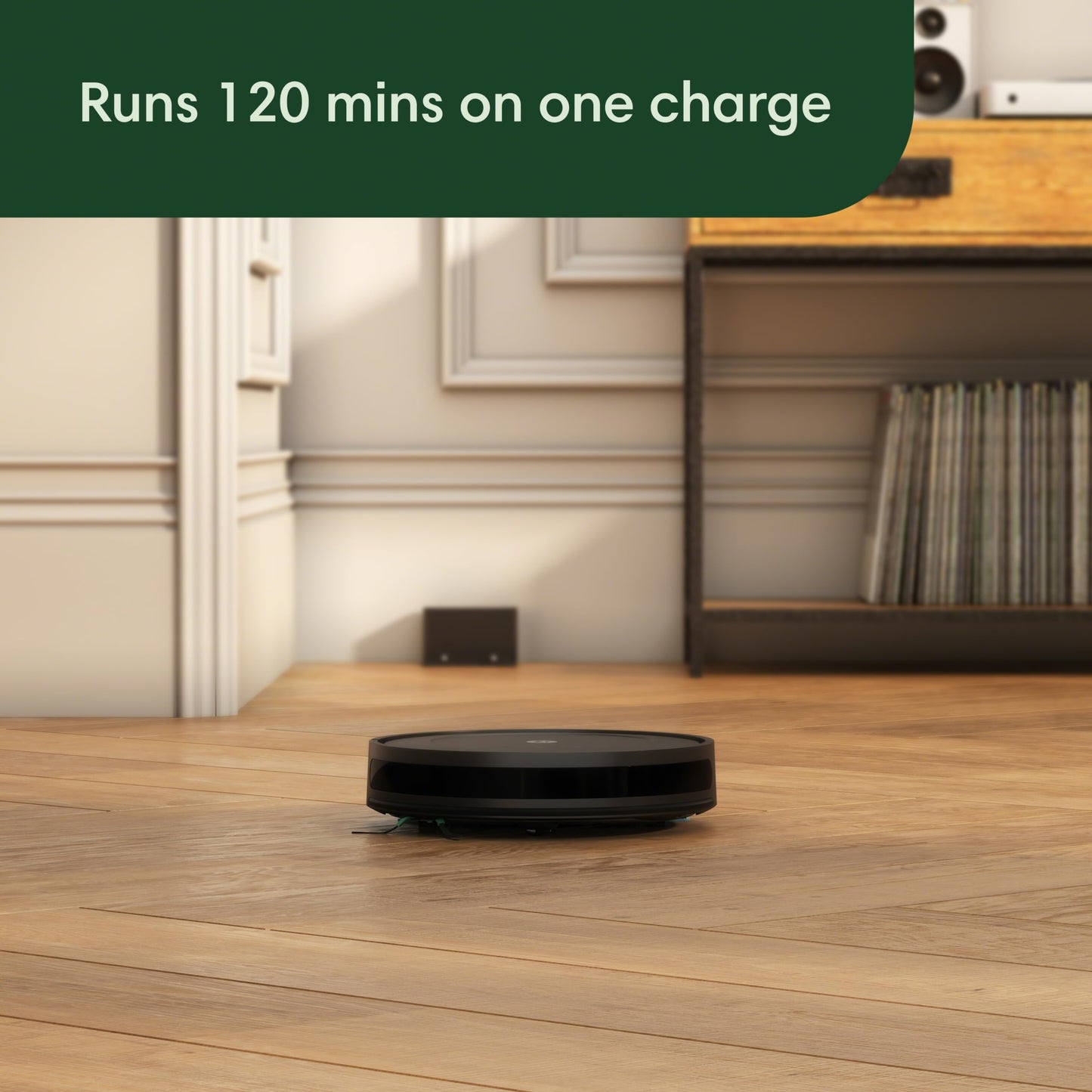 iRobot Roomba Vac Robot Vacuum (Q0120) - Easy to use, Power-Lifting Suction, Multi-Surface Cleaning, Smart Navigation Cleans in Neat Rows