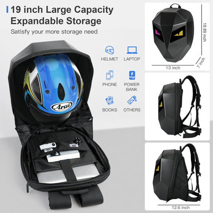Motorcycle LED Backpack