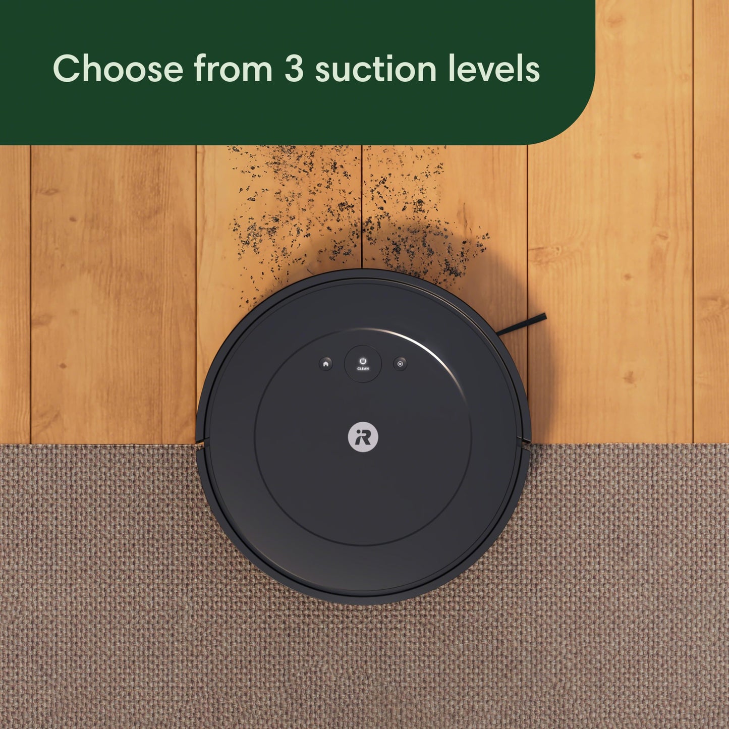 iRobot Roomba Vac Robot Vacuum (Q0120) - Easy to use, Power-Lifting Suction, Multi-Surface Cleaning, Smart Navigation Cleans in Neat Rows