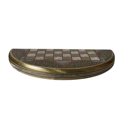 Talsam Negar design Khatam  70 round backgammon board