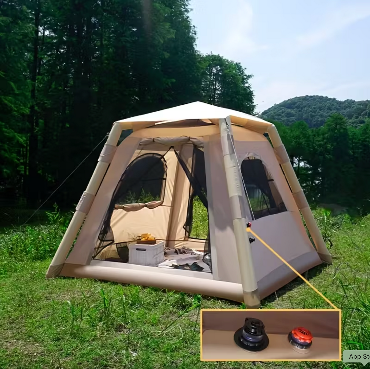 4-Person Inflatable Tent