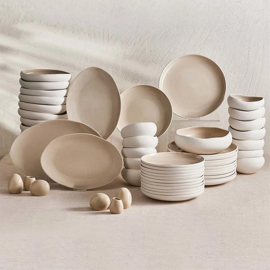Aurora Luxe 12-Person Dinner Set, 59-Piece Ensemble