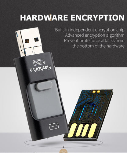 Portable USB Flash Drive for iPhone, iPad & Android