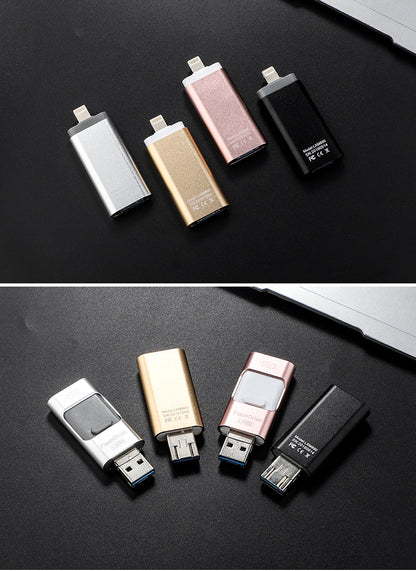 Portable USB Flash Drive for iPhone, iPad & Android